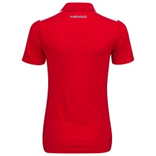Head Tennis-Polo Club 22 Tech (Moisture Transfer Microfiber Technologie) rot Damen